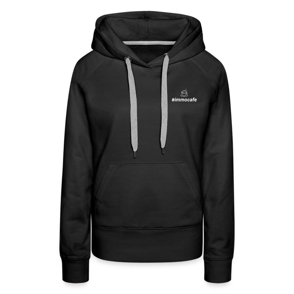 Frauen Premium Hoodie - Schwarz