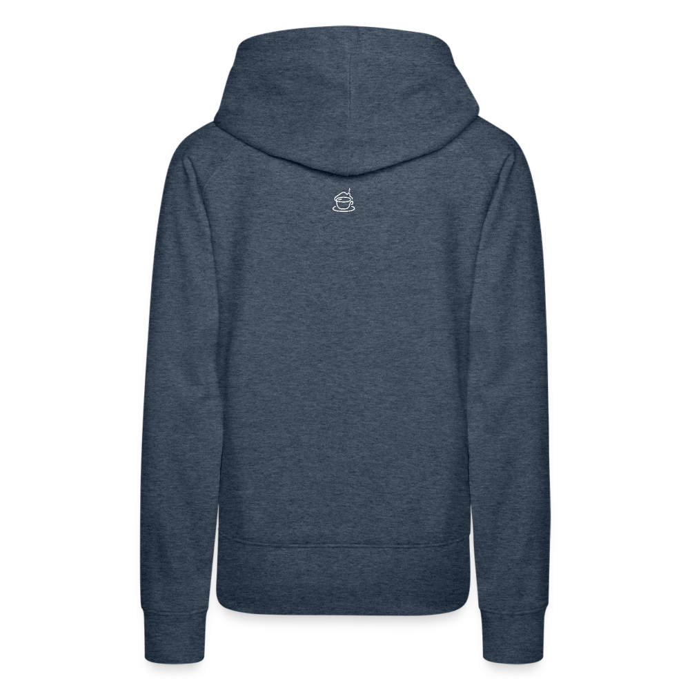 Frauen Premium Hoodie - Jeansblau