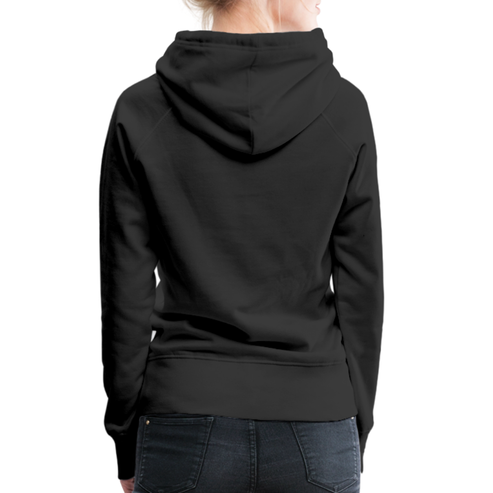 Frauen Premium Hoodie - Schwarz