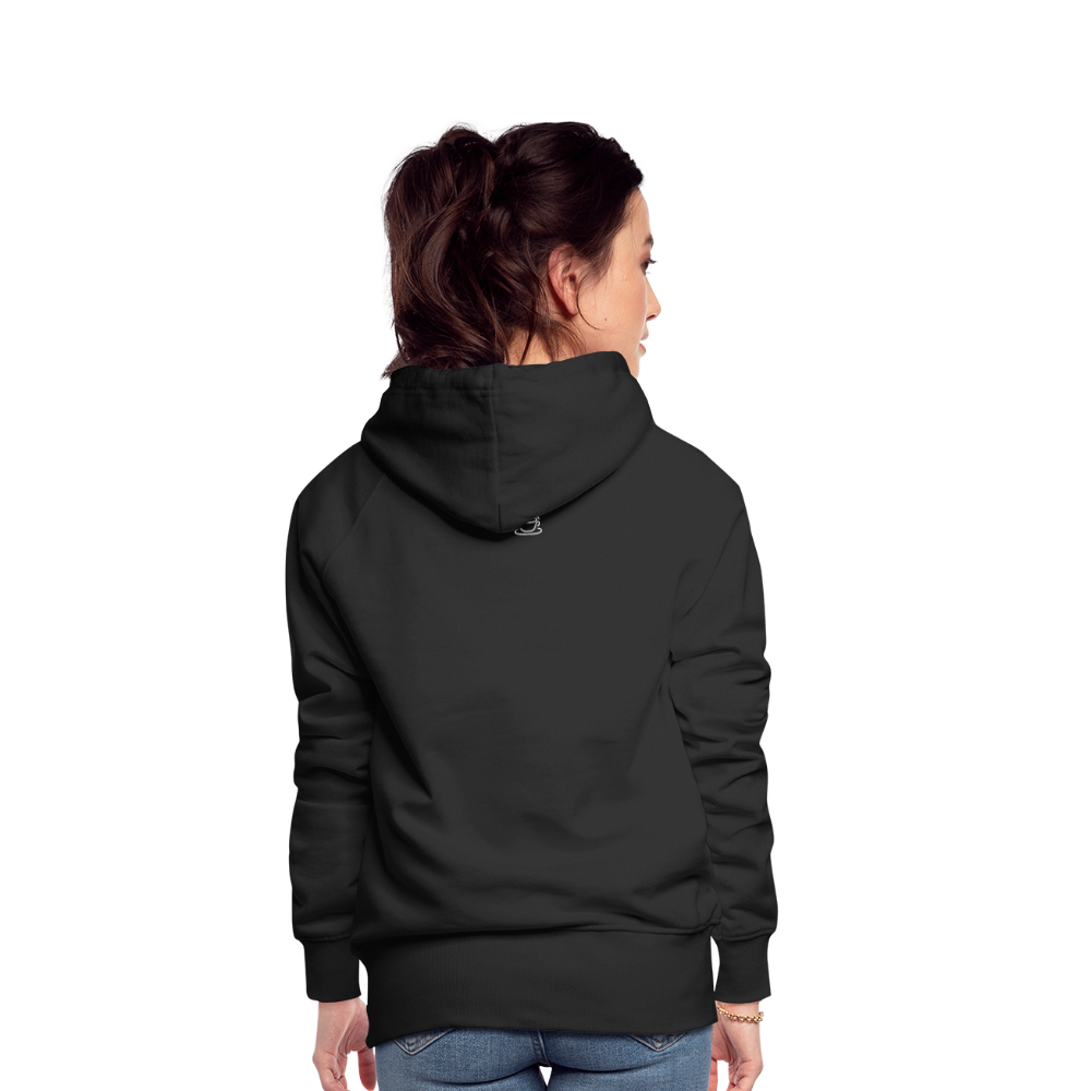 Frauen Premium Hoodie - Schwarz