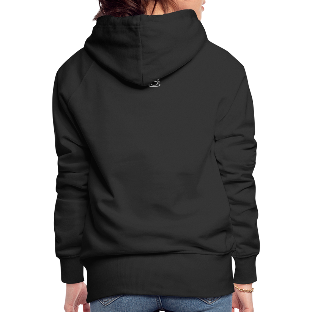 Frauen Premium Hoodie - Schwarz