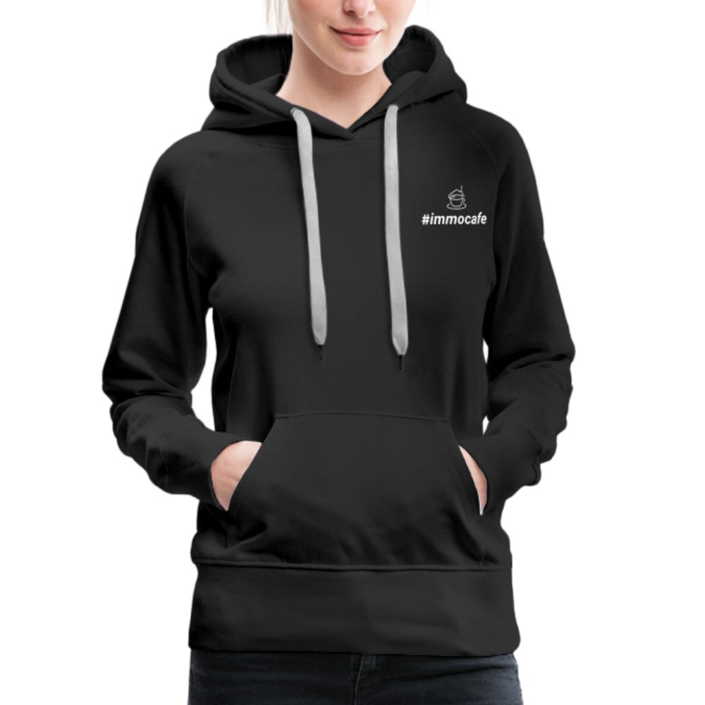 Frauen Premium Hoodie - Schwarz