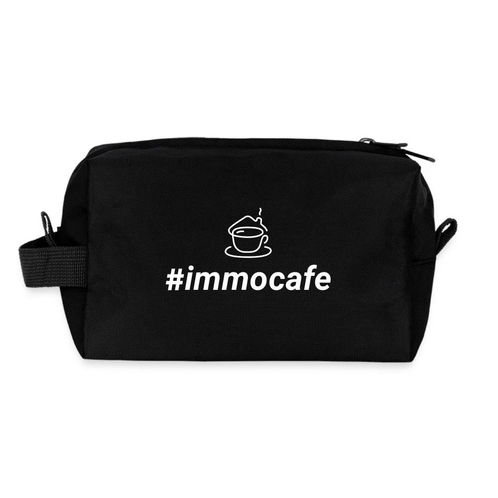 Recycelte Kulturtasche - Schwarz