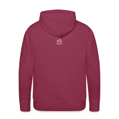 Männer Premium Hoodie - Bordeaux